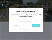 Tablet Screenshot of club-cycliste-annecy.com